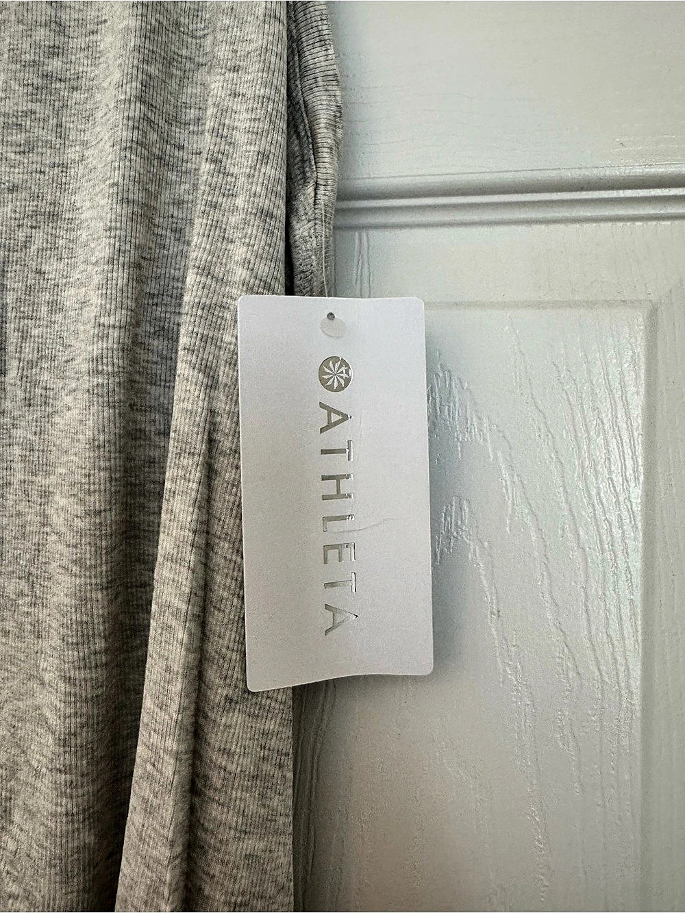 Athleta Ease In Rib Tank Gray Size Large - Picture 3 of 4